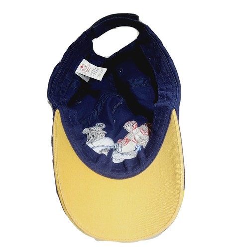 Disney Store Red Blue Black Power Rangers 07 Adjustable Dark Blue Cap Hat Sz S/M - Picture 7 of 9