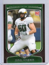 2009 Bowman Draft #161 Max Unger RC - Oregon Ducks