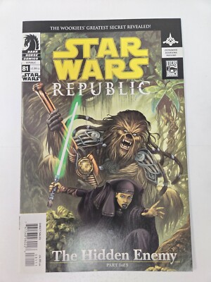 STAR WARS REPUBLIC #81 HIDDEN ENEMY #1 OF 3 NEAR MINT UNREAD DARK HORSE 2005