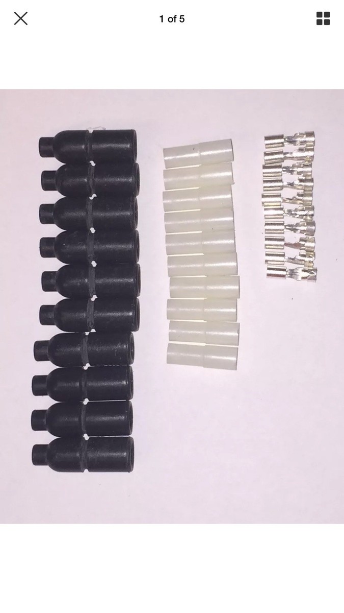 100 PK Military 14 Ga Male Shell Connector MS27144-2 Packard