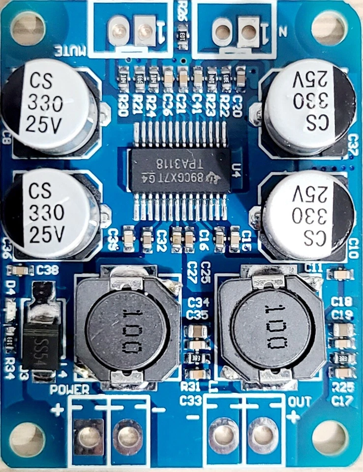 TPA3118 P BTL Mono Digital Placa Amplificador Módulo AMP 1*60W DC 9-24V EE. UU. 1 PIEZA Foto 2 de 2