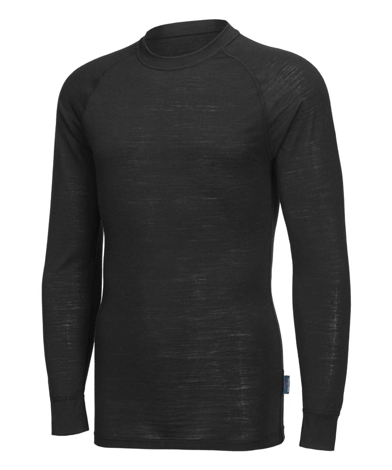Portwest Merino wool crew neck long sleeve top B183 - Highly durable and long - Image 4 of 4