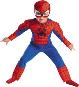 Spider Man Toddler Muscle Costume Xs 2t s Ebay