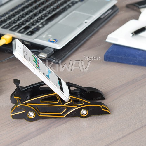 dual-angle display stand holder CNC Aluminum gold sports car style for pad - 第 5/7 張圖片