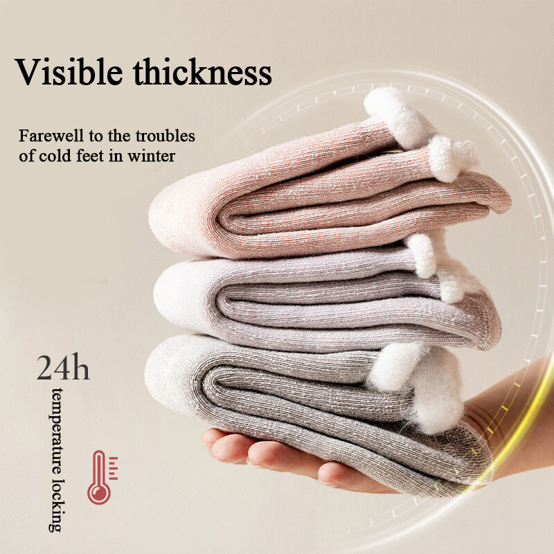 APL Calze Donna Lana Calzini Letto in Pile Termici Morbidi Soffici Casual ▽
