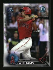 2016 Bowman Draft Chrome Refractor Nolan Williams #BDC-113 Los Angeles Angels
