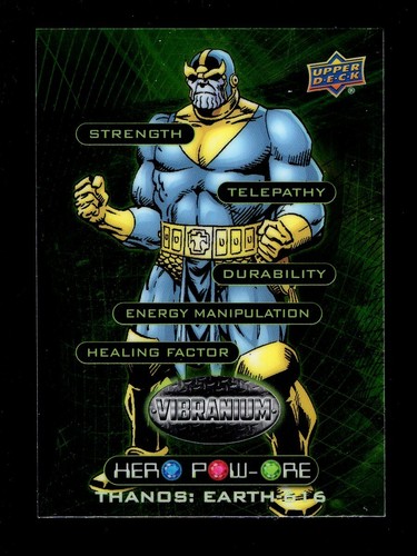 2015 UPPER DECK MARVEL VIBRANIUM HERO POW-ORE HP2 THANOS