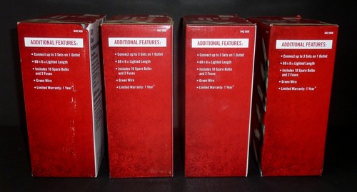 300-Light Clear Incandescent Stay Lit if A Bulb Burns Out Mini Christmas (4 pk) - Picture 4 of 6
