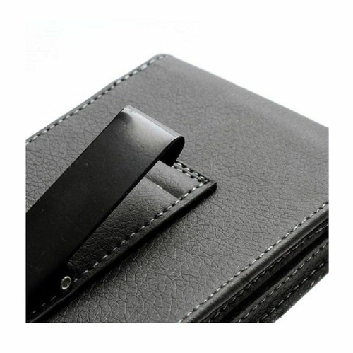 for Meizu Pro 7 Plus Case Metal Belt Clip Synthetic Leather Vertical Premium - Picture 2 of 9