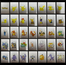Pokemon Stickers Pikachu Bulbasaur Charmander Squirtle Ash Magikarp Mew Mewtwo