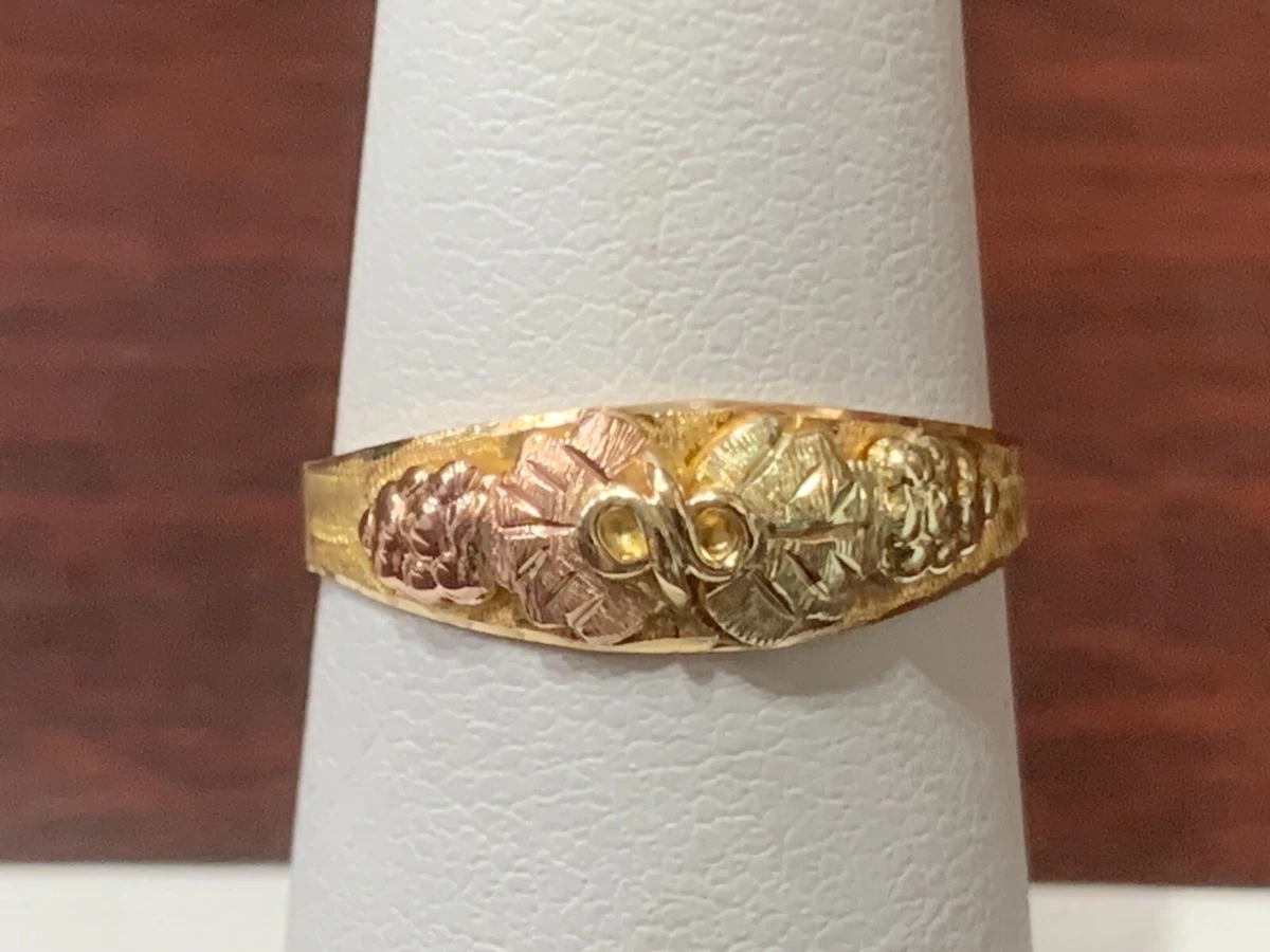 Ebay black 2024 hills gold rings