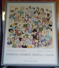 Women of Achievement National Womens Political Caucas Marlene Zimmerman Poster 