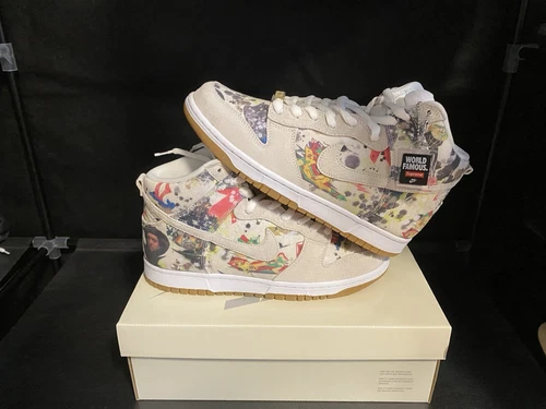 Nike SB Dunk hoch Supreme Rammellzee | EU 43 | US 9,5 | UK 8,5