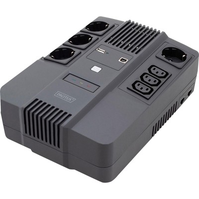 DIGITUS All-in-One USV , 600VA/360W LED 12V/7Ah DN-170110