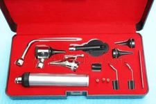 NEW Professional OPHTHALMOSCOPE / OTOSCOPE Set ENT Surgical Instruments+3 BULB