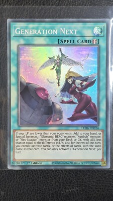 generation next yugioh card Generation Next LED6-EN014 M Yu-Gi-Oh Legendary Duelist Series
