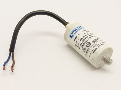 COMAR CONDENSATORI MKA6-450 MOTOR CAPACITOR 6UF ±5% 400V B 450V C 60HZ