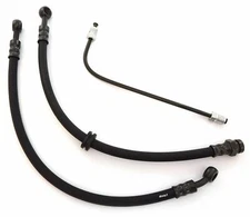 Brake Hose Kit With Brake Pipe - Honda CB400F 1975-1976 - Upper Lower Lines