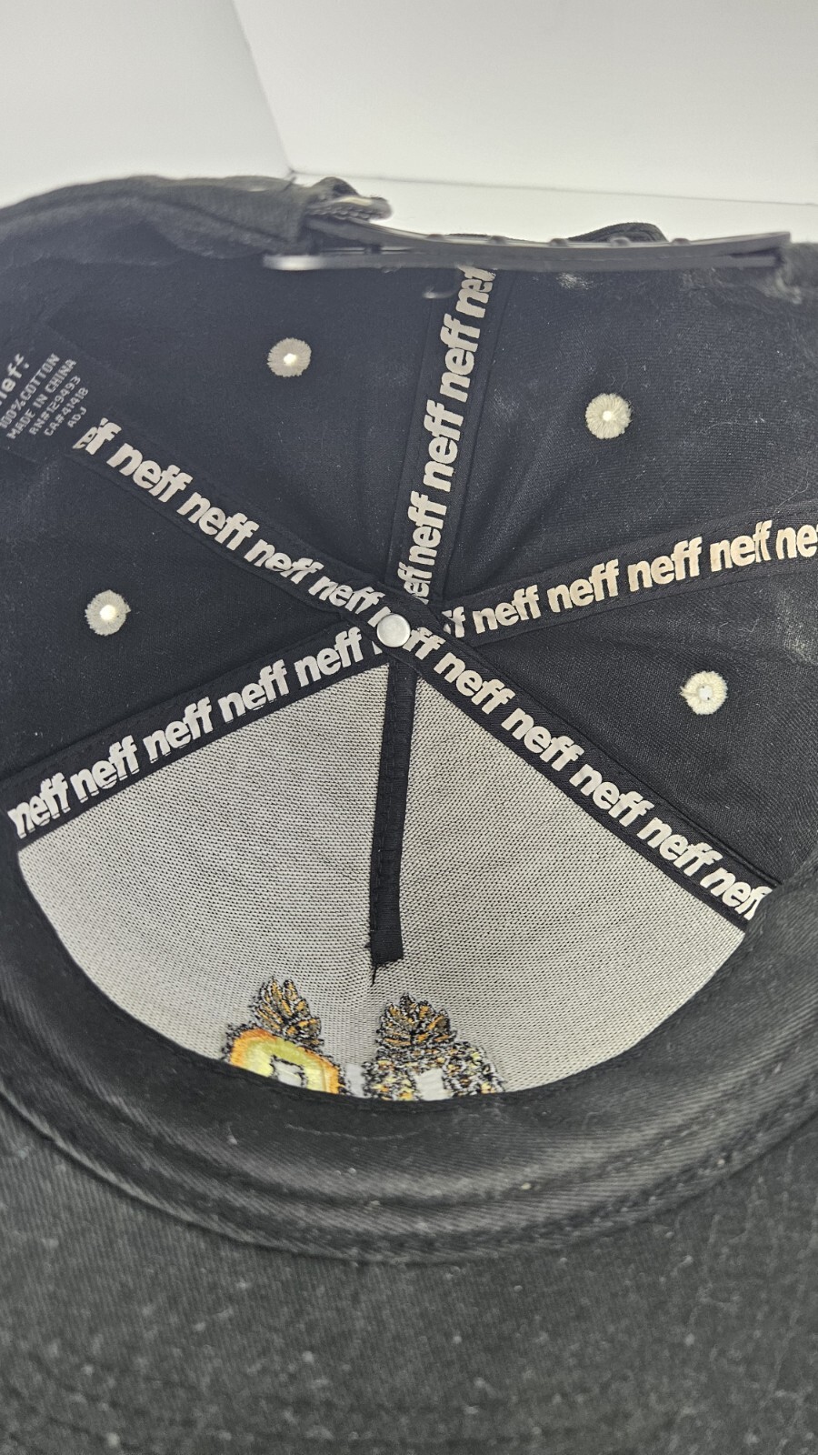 Neff Embroidered Pineapple Double Zero Snapback A… - image 13