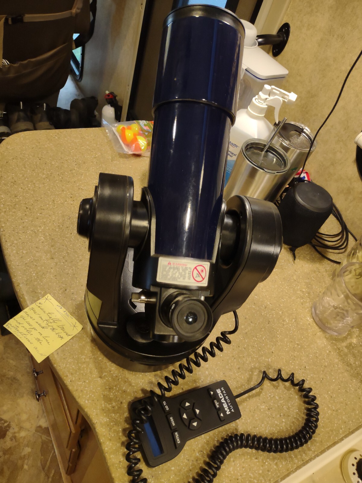 MEADE ETX60 DIGITAL MOTORIZED REFRACTOR TELESCOPE W/ AUTOSTAR & 10MM