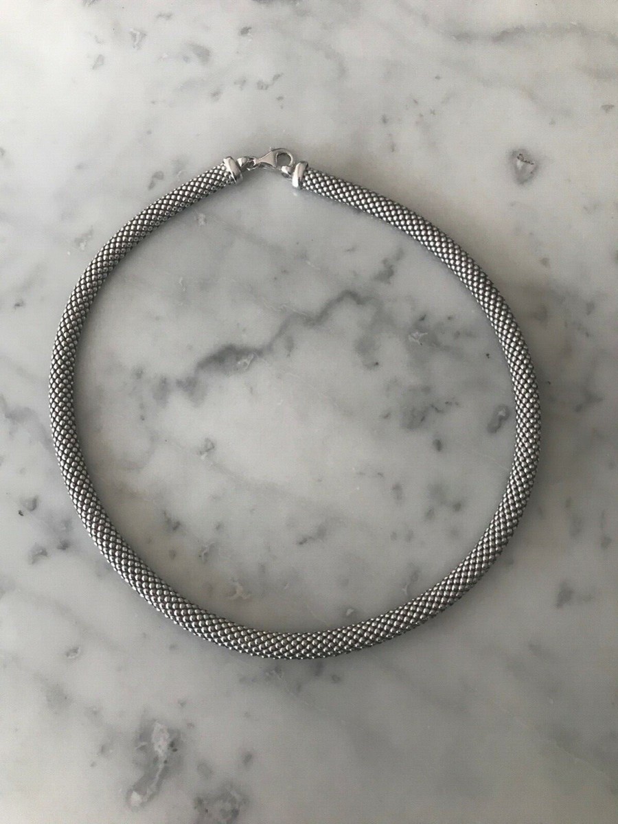 Silver necklace by Georgiana Scott, in original presentation bag