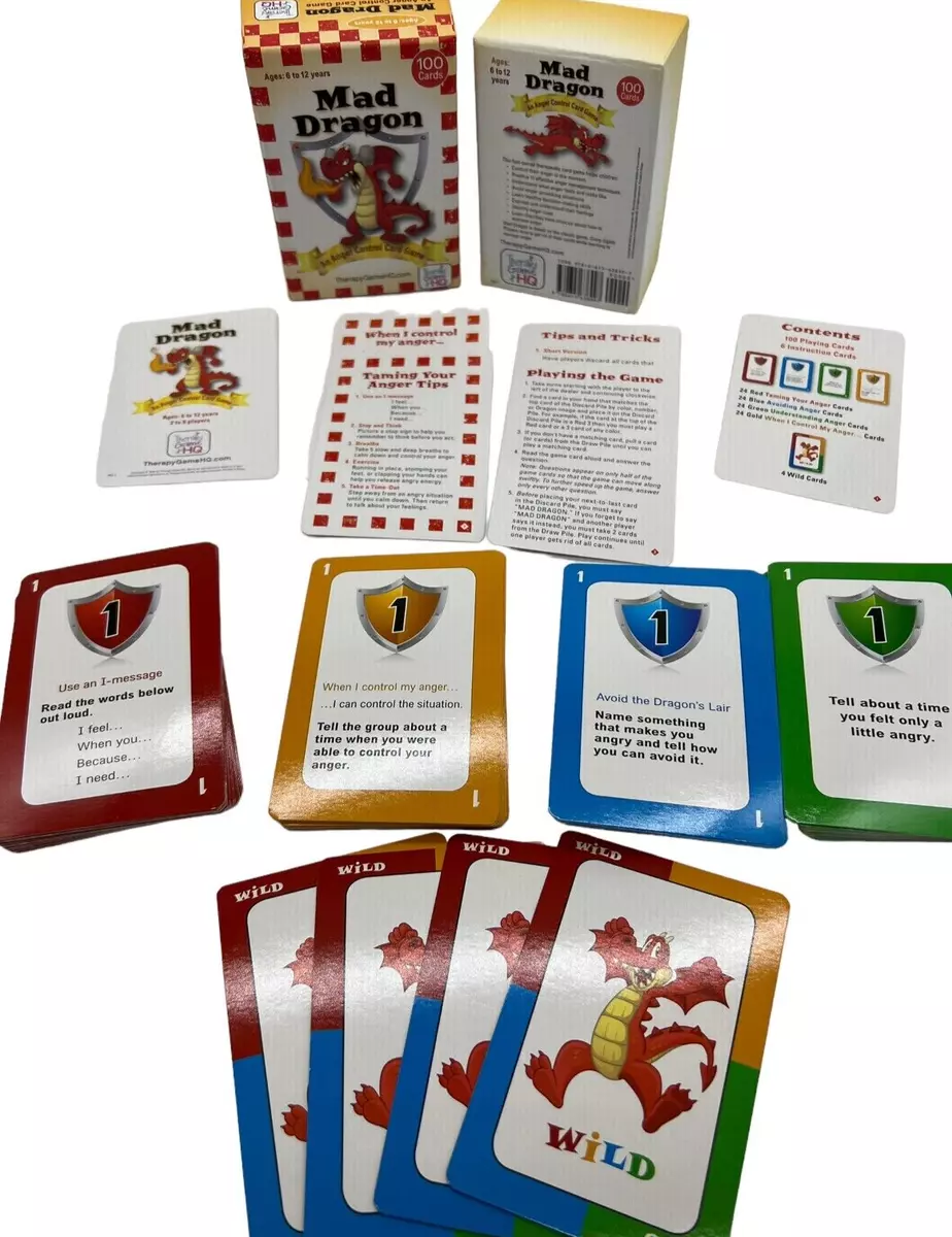 Mad Dragon Anger-Control Card Game