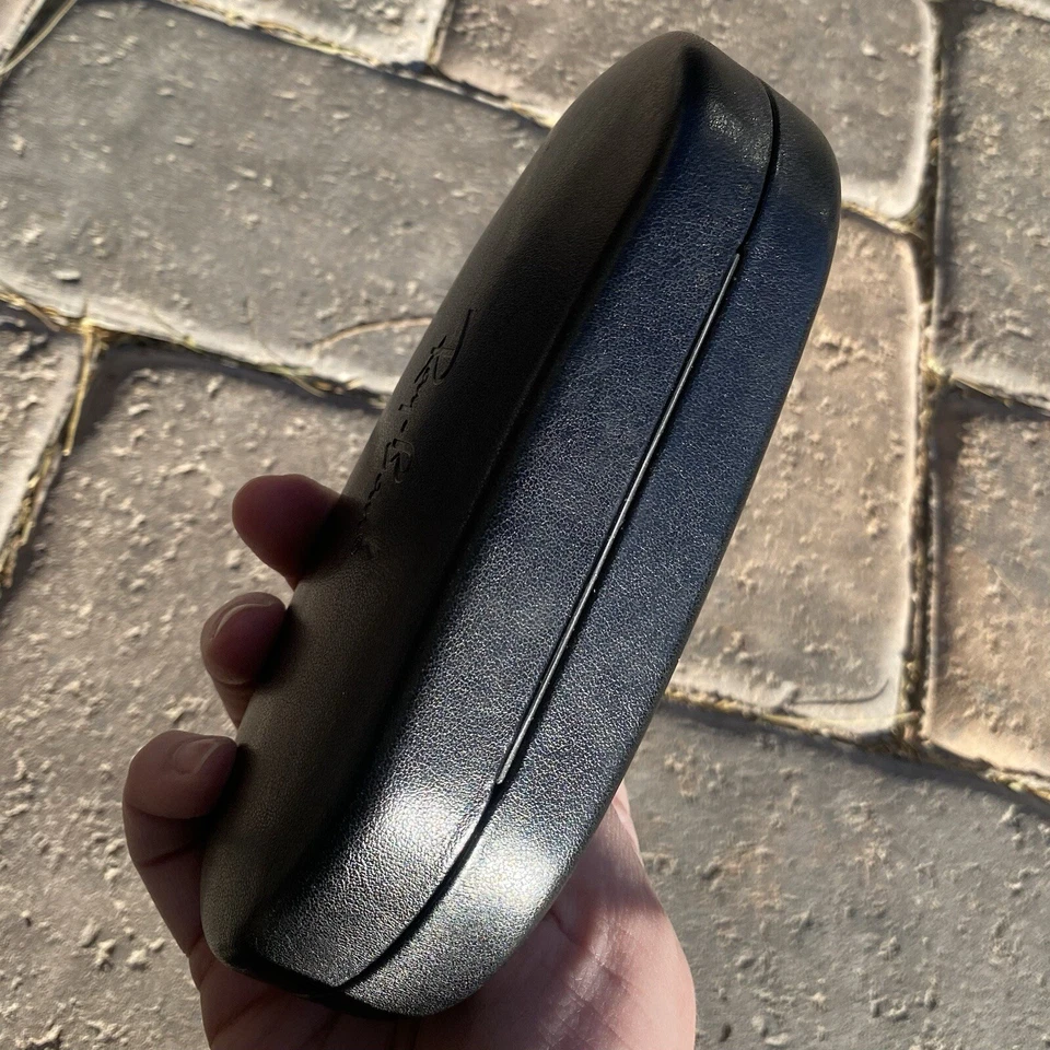 Ray-Ban Gafas Negro Estuche Rígido Grandes Gafas de Sol Protección Foto 4 de 4