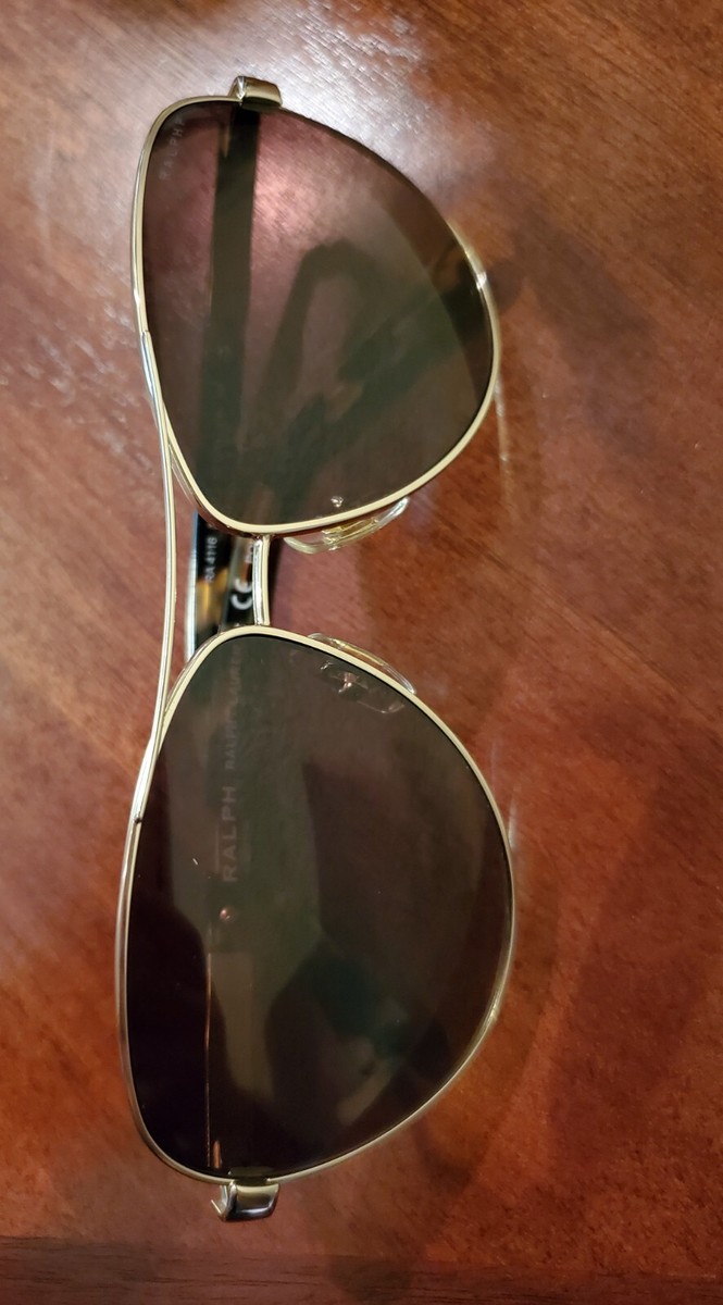 Ralph Lauren Gold Tortoise Aviator Sunglasses RL7047Q w/ Leather Case BRAND NEW Ralph Lauren RL 7047Q Sunglasses | FREE Shipping - SOLD OUT main image 3