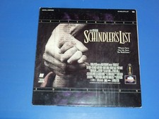 SCHINDLER'S LIST - LIAM NEESON - BEN KINGSLEY - RALPH FIENNES- pre owned -LD220