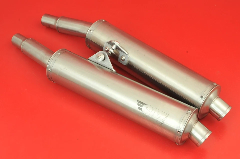 1987 - 1992 Ducati 851 888 SM SilMotor tubo de escape silenciador cabeçalho - Imagem 4 de 4