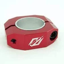 BMX TNT BICYCLES SEAT CLAMP (28.6, 31.8mm) DOUBLE CLAMP RED