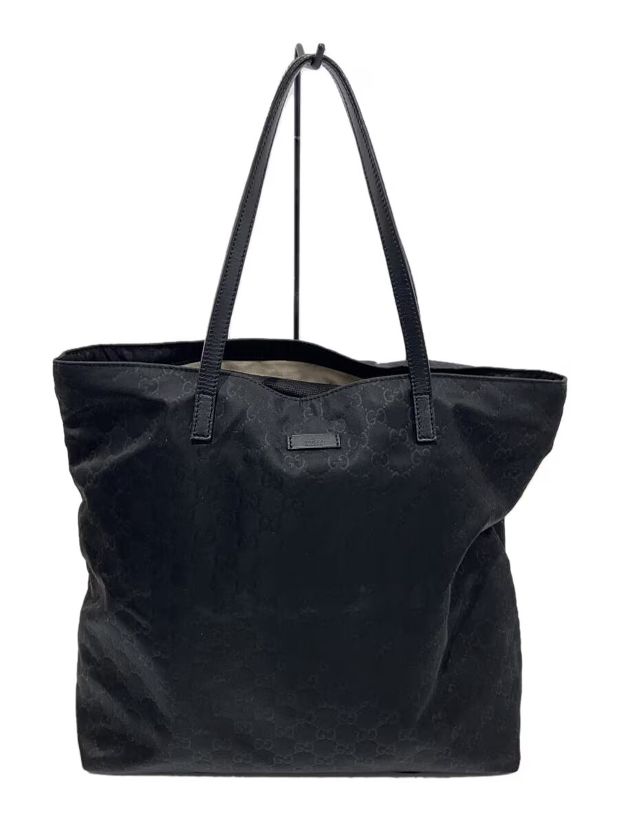 GUCCI GG Nylon Black Tote Bag