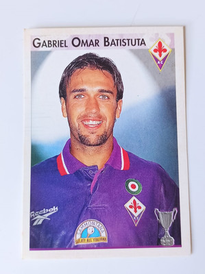 Calcio Coppe 1996-97 Batistuta Fiorentina Nr. 57 Panini Figurina
