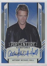 2021 Leaf Metal Pop Century Blue Rainbow 25/25 Anthony Michael Hall Auto 5m1