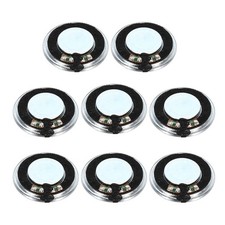 8 Pcs 1W 8 Ohm Small Speakers Metal Shell Round Internal Micro Magnet Speaker