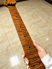 Floyd nut S S 24fret Roasted flame Maple Electric guitar neck Wheel truss 14in--