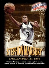 1997-98 Fleer Million Dollar Moments Stephon Marbury #42 16071