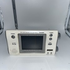 AXION AXN-5500 Color TV / Monitor TFT LCD 5" w/ Stand /Radio. G 1874