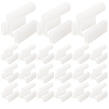 100Pcs Plug Outlet Cover 3 Prong Proof Electrical Protector Safety Caps Plast