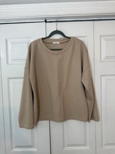 Tan Waffle Womens Matching Lounge Set Crewneck And Shorts