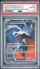 PSA 10 Team Rocket's Mewtwo EX 281/217 Pokemon Ascended Heroes SIR on eBay
