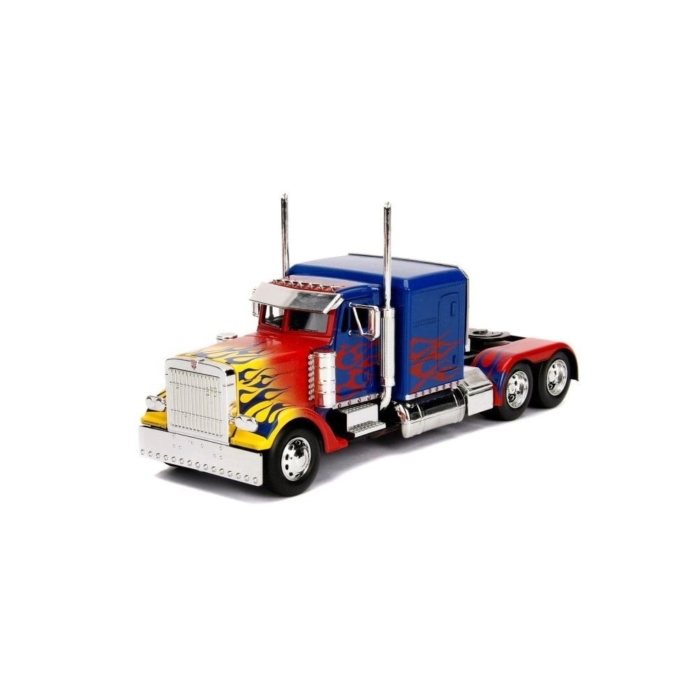 Jada 1:24 1986 T1 Optimus Prime Western Star Tractor Truck ' TRANSFORMERS ' Car