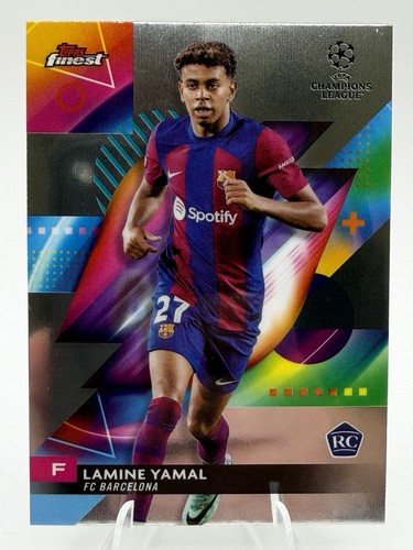 2023 Topps Finest Lamine Yamal UEFA Rookie #50 (RC)