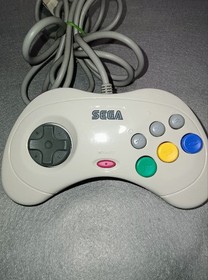 SEGA SATURN HST3220 Console White with Controller and Game Software Bundle