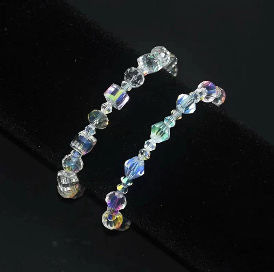 Austrian Crystal Sparkling White Gold Finish Bracelet - Image 2 of 3