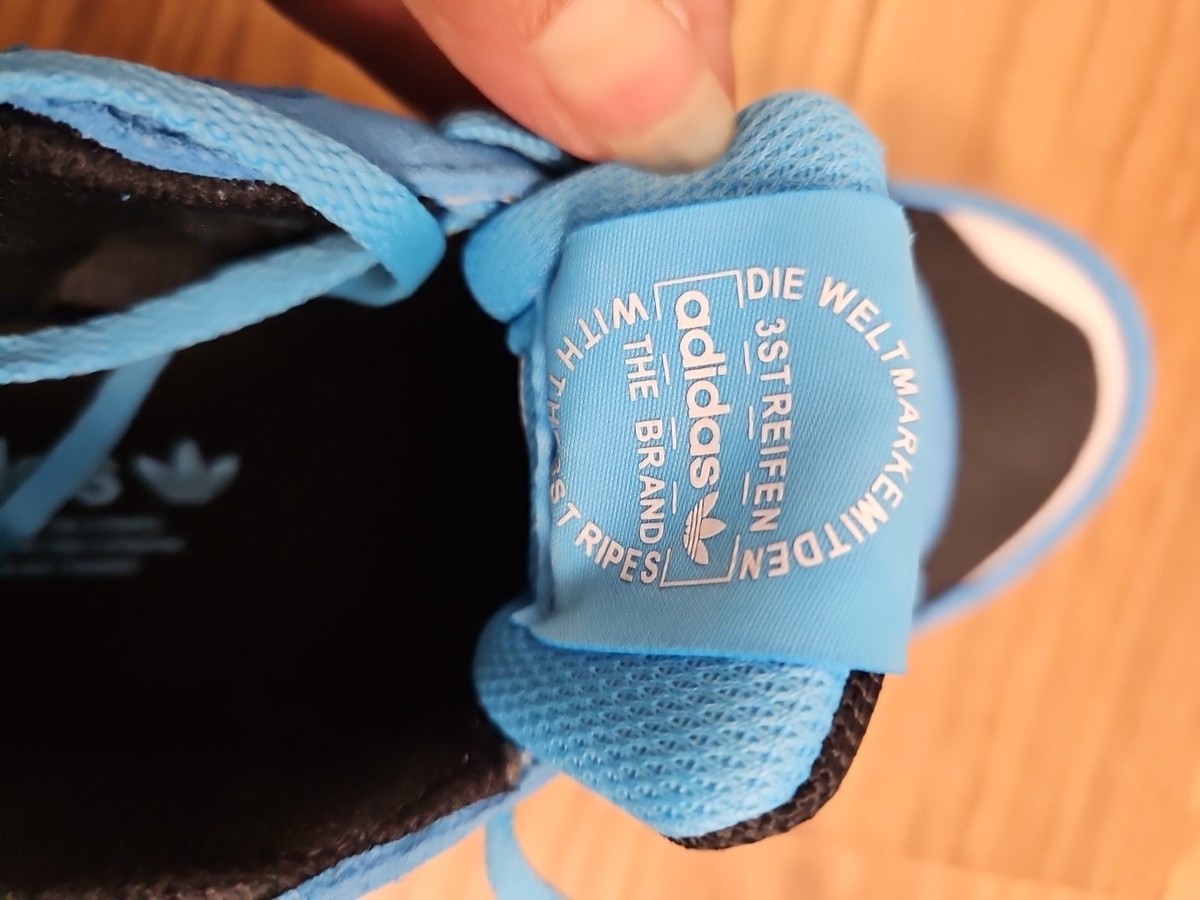 New Adidas ZX 750 Black Sky Rush Men's Size 8 Athletic Sneaker