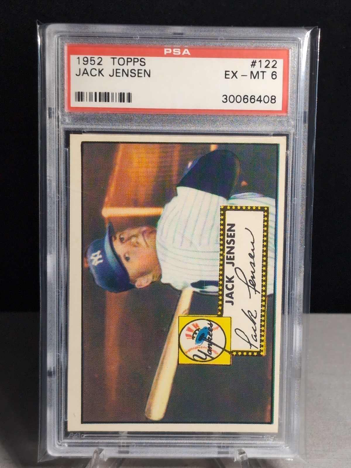 1952 Topps Jack Jensen #122 PSA 6 Yankees