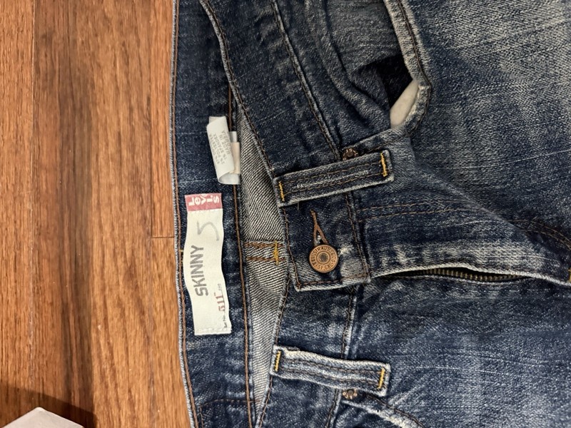 Men’s Levi’s 511” Skinny Faded Wash Jeans, 32x32