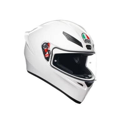 Casco Moto Integrale AGV K1 S AGV E2206 WHITE Bianco Lucido Mono