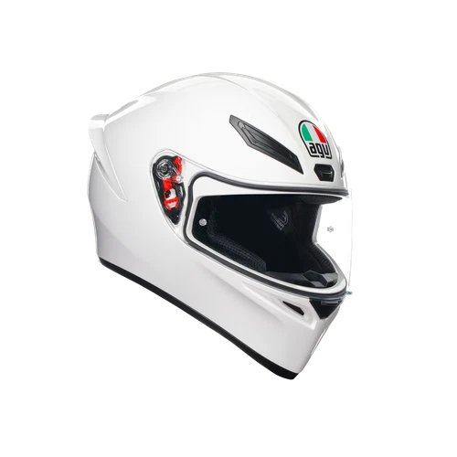 AGV K1 S E2206 Full Face Motorcycle Helmet WHITE Glossy Mono Color